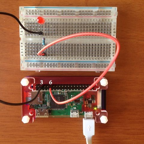 raspberry pi w led