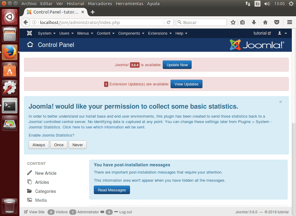 tutorial joomla admin sitio3