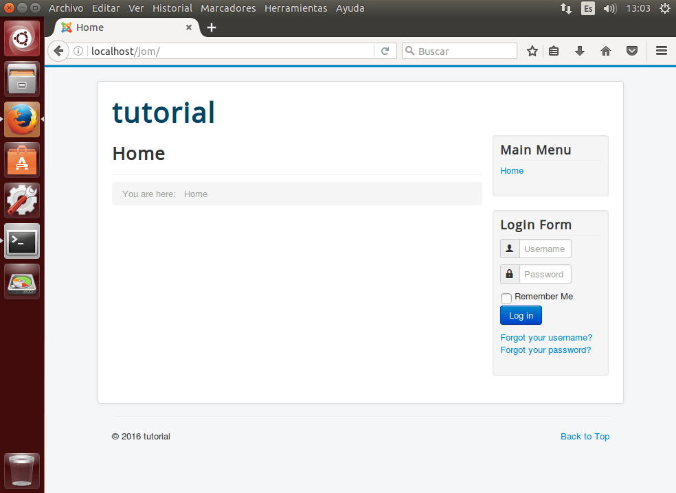 tutorial joomla ver sitio