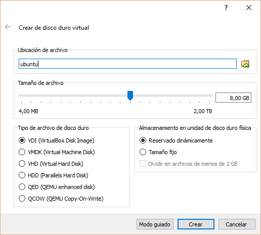 crear discovm